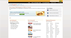 Desktop Screenshot of childsupportlawfirms.com